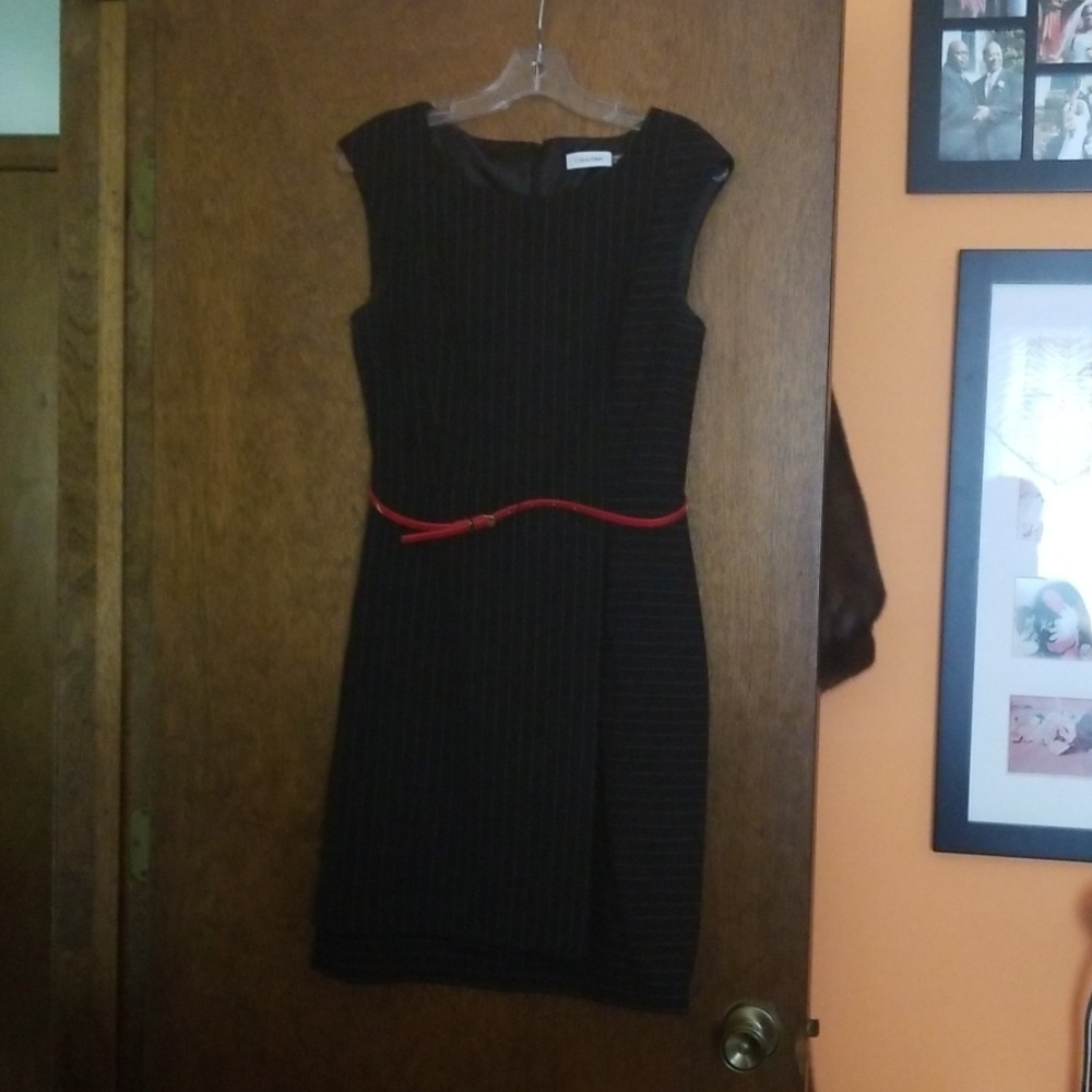 Calvin Klein pinstripe dress size 10